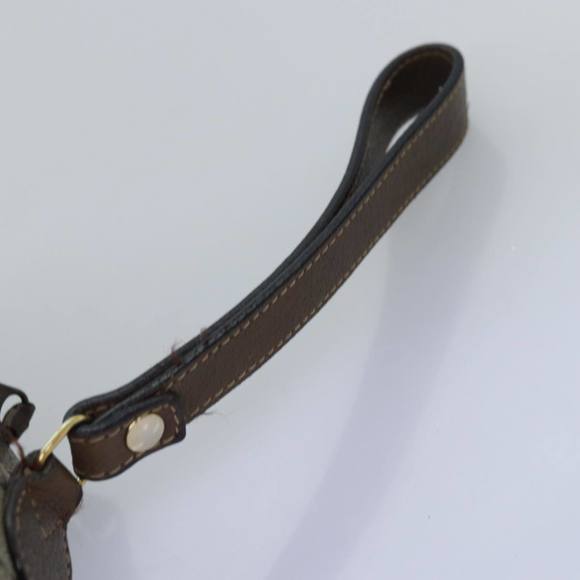 GUCCI GG Supreme Web Sherry Line Clutch Bag PVC Beige Red 89 01 034 Auth yk12747 - Picture 8 of 16